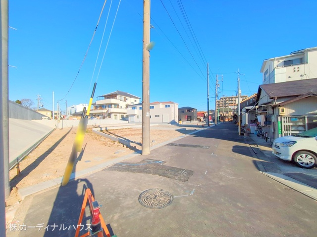 愛知県名古屋市北区楠味鋺5丁目の新築戸建て更地・土地写真 2025年2月24日撮影