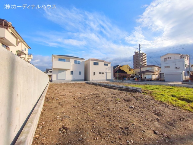 愛知県名古屋市北区楠味鋺5丁目の新築戸建て更地・土地写真 2025年3月16日撮影