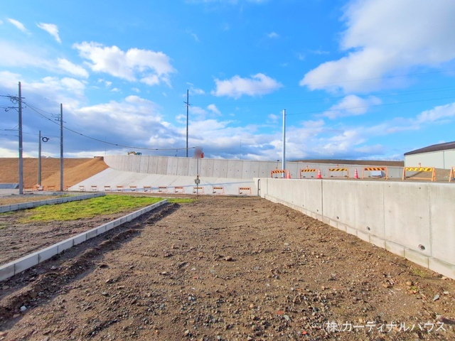 愛知県名古屋市北区楠味鋺5丁目の新築戸建て更地・土地写真 2025年3月16日撮影