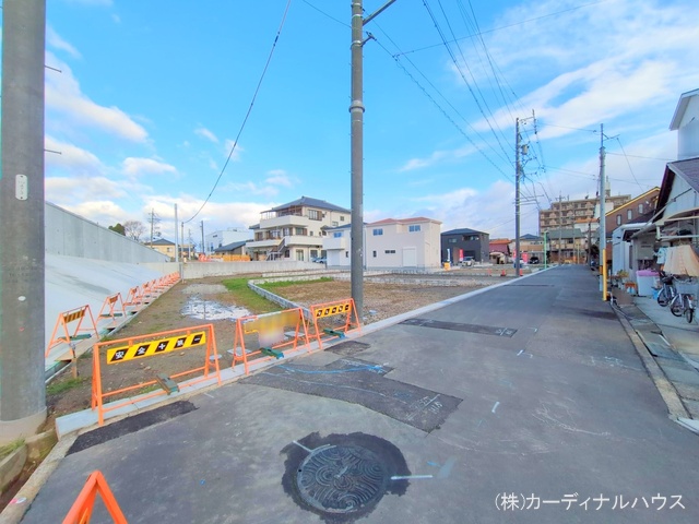 愛知県名古屋市北区楠味鋺5丁目の新築戸建て更地・土地写真 2025年3月16日撮影