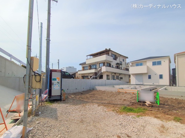 愛知県名古屋市北区楠味鋺5丁目の新築戸建て基礎写真 2025年4月17日撮影