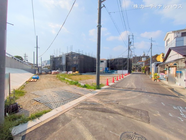 愛知県名古屋市北区楠味鋺5丁目の新築戸建てシート写真 2025年5月13日撮影
