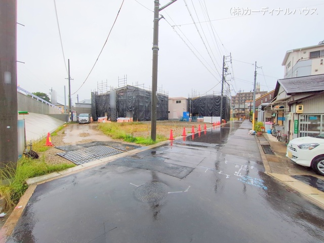 愛知県名古屋市北区楠味鋺5丁目の新築戸建てシート写真 2025年6月2日撮影