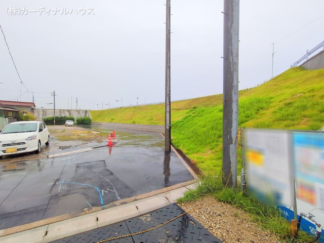 愛知県名古屋市北区楠味鋺5丁目の新築戸建てシート写真 2025年6月2日撮影