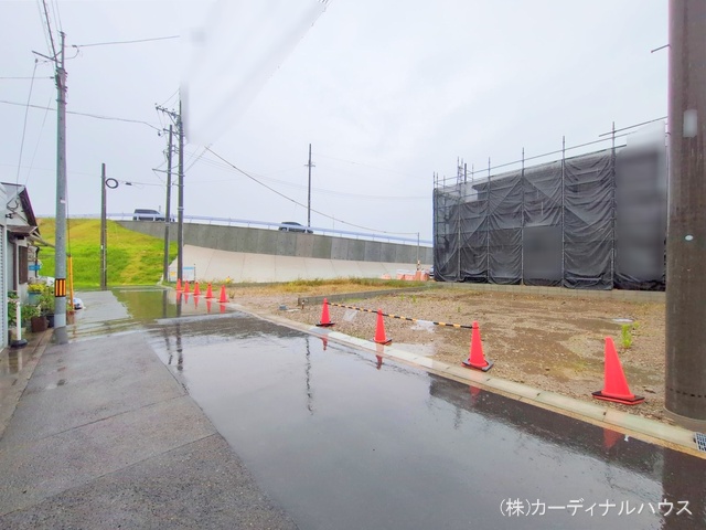 愛知県名古屋市北区楠味鋺5丁目の新築戸建てシート写真 2025年6月2日撮影
