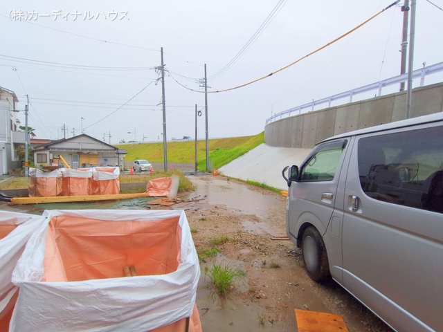 愛知県名古屋市北区楠味鋺5丁目の新築戸建てシート写真 2025年6月2日撮影