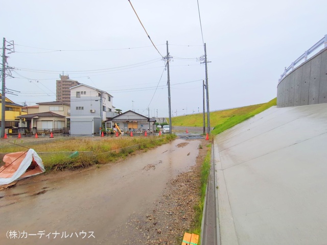 愛知県名古屋市北区楠味鋺5丁目の新築戸建てシート写真 2025年6月2日撮影