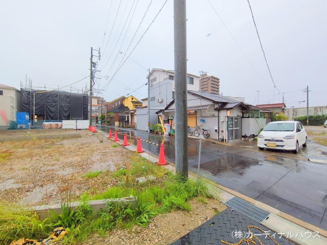 愛知県名古屋市北区楠味鋺5丁目の新築戸建てシート写真 2025年6月2日撮影