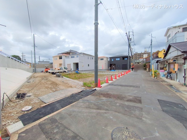 愛知県名古屋市北区楠味鋺5丁目の新築戸建て外構写真 2025年6月25日撮影