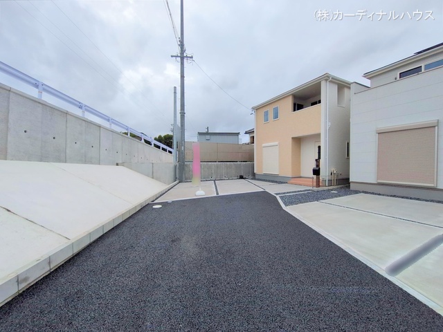 愛知県名古屋市北区楠味鋺5丁目の新築戸建て完成写真 2025年7月16日撮影
