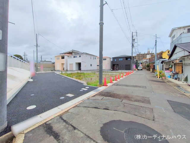 愛知県名古屋市北区楠味鋺5丁目の新築戸建て完成写真 2025年7月16日撮影