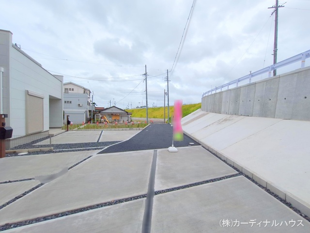 愛知県名古屋市北区楠味鋺5丁目の新築戸建て完成写真 2025年7月16日撮影