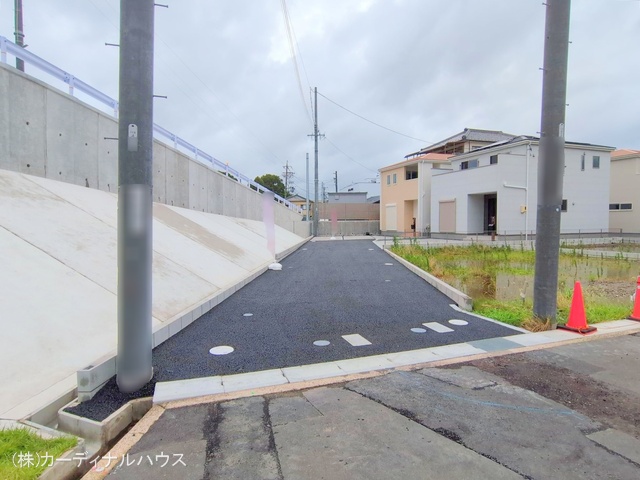 愛知県名古屋市北区楠味鋺5丁目の新築戸建て完成写真 2025年7月16日撮影