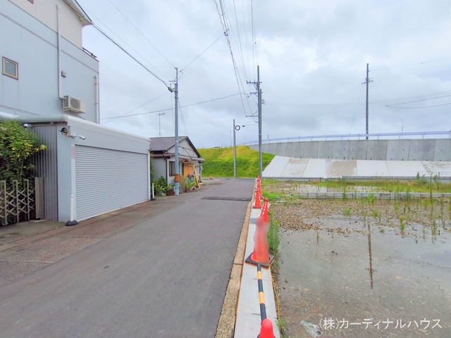 愛知県名古屋市北区楠味鋺5丁目の新築戸建て完成写真 2025年7月16日撮影