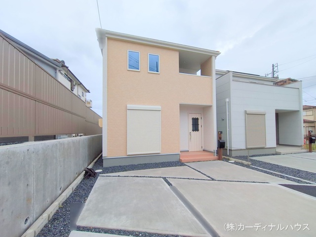 愛知県名古屋市北区楠味鋺5丁目の新築戸建て完成写真 2025年7月16日撮影