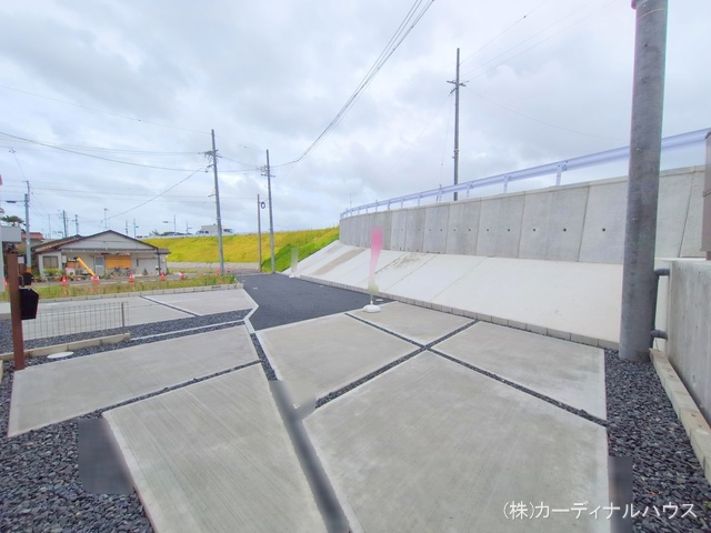 愛知県名古屋市北区楠味鋺5丁目の新築戸建て完成写真 2025年7月16日撮影