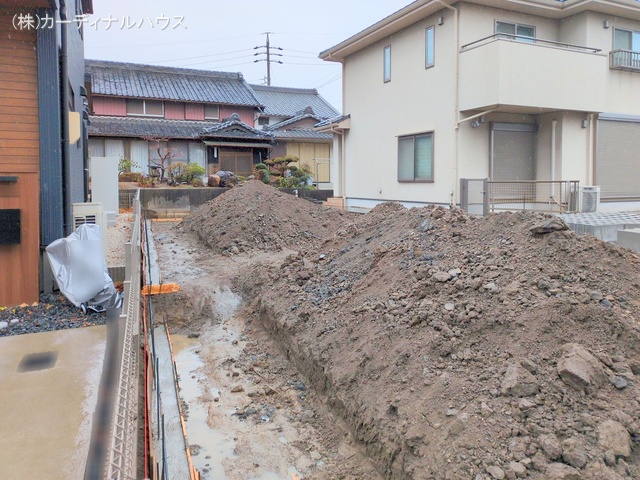 愛知県名古屋市中川区服部4丁目の新築戸建て更地・土地写真 2025年3月2日撮影