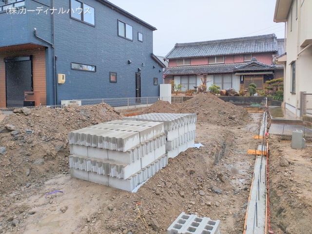 愛知県名古屋市中川区服部4丁目の新築戸建て更地・土地写真 2025年3月2日撮影