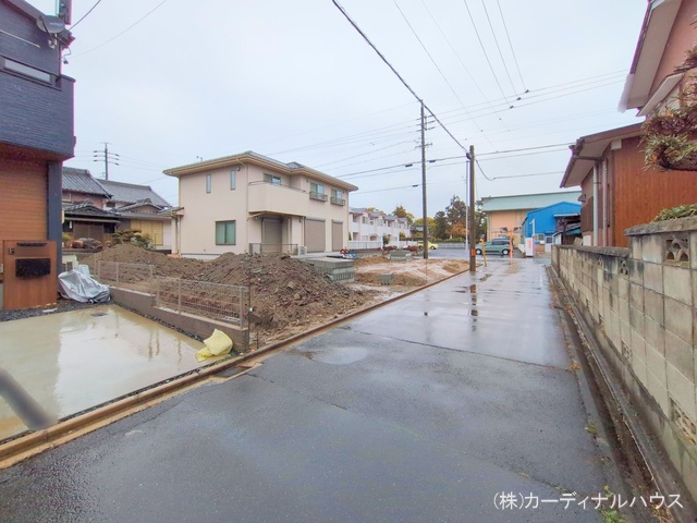 愛知県名古屋市中川区服部4丁目の新築戸建て更地・土地写真 2025年3月2日撮影