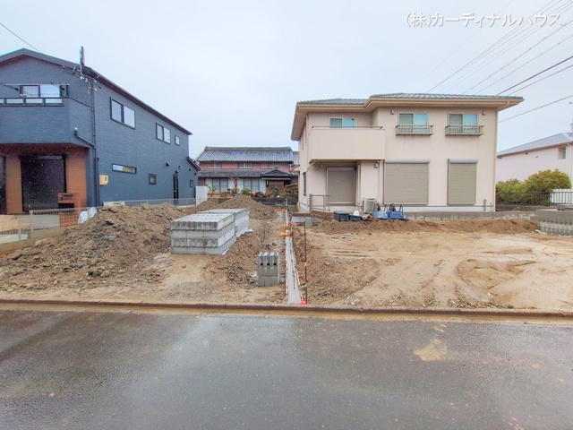 愛知県名古屋市中川区服部4丁目の新築戸建て更地・土地写真 2025年3月2日撮影