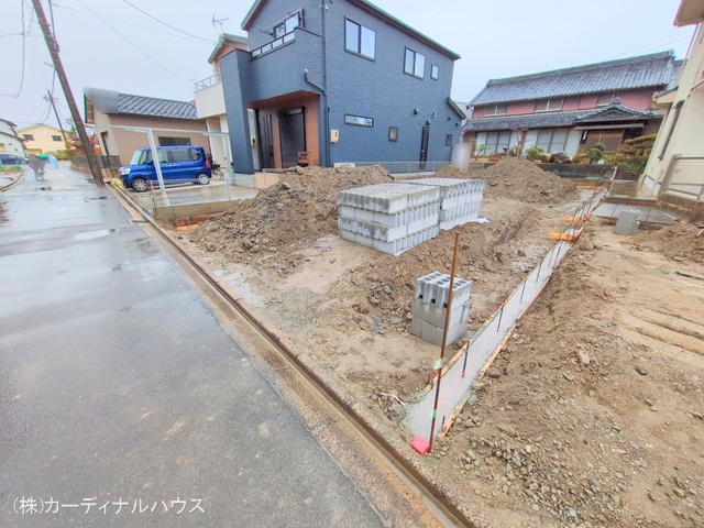 愛知県名古屋市中川区服部4丁目の新築戸建て更地・土地写真 2025年3月2日撮影