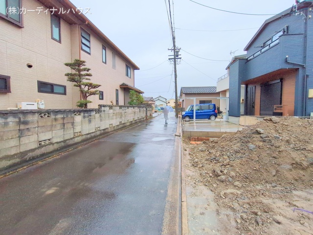 愛知県名古屋市中川区服部4丁目の新築戸建て更地・土地写真 2025年3月2日撮影