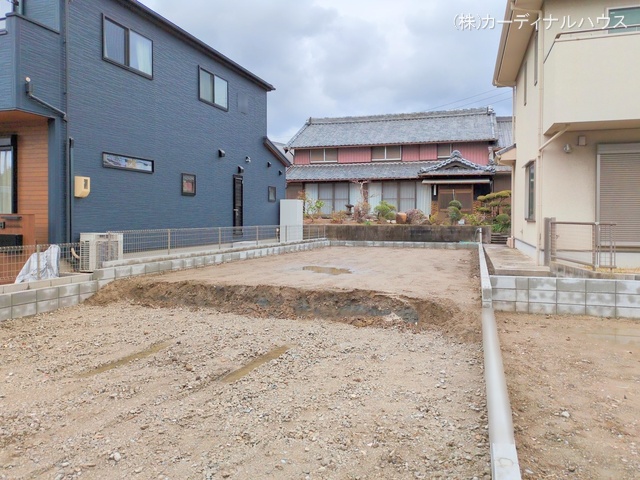 愛知県名古屋市中川区服部4丁目の新築戸建て更地・土地写真 2025年3月27日撮影