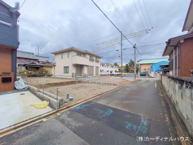 愛知県名古屋市中川区服部4丁目の新築戸建て更地・土地写真 2025年3月27日撮影