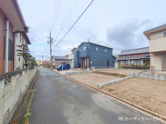 愛知県名古屋市中川区服部4丁目の新築戸建て更地・土地写真 2025年3月27日撮影