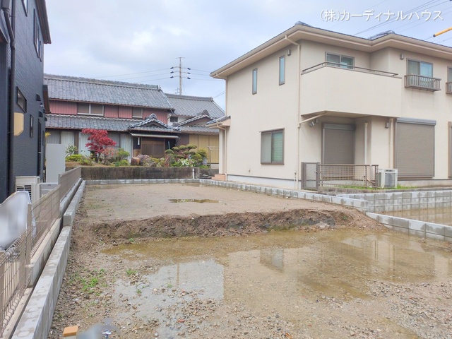 愛知県名古屋市中川区服部4丁目の新築戸建て更地・土地写真 2025年4月22日撮影