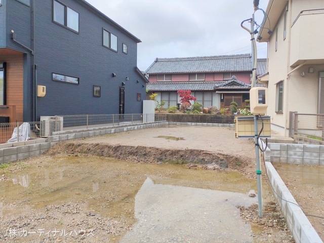 愛知県名古屋市中川区服部4丁目の新築戸建て更地・土地写真 2025年4月22日撮影