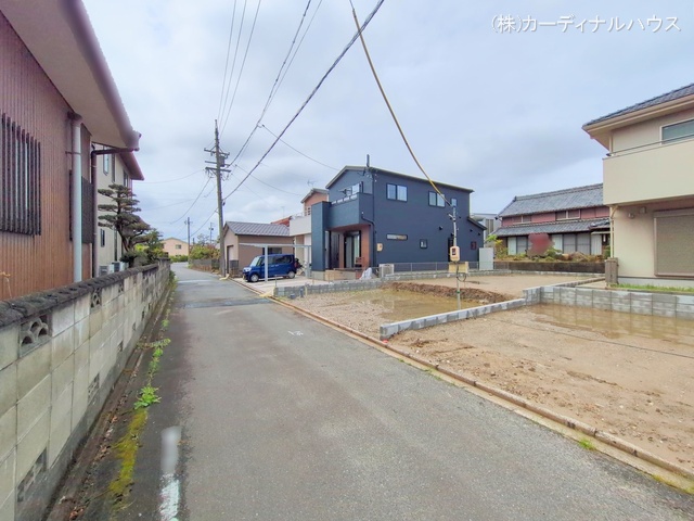 愛知県名古屋市中川区服部4丁目の新築戸建て更地・土地写真 2025年4月22日撮影