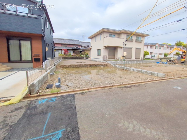 愛知県名古屋市中川区服部4丁目の新築戸建て更地・土地写真 2025年4月22日撮影