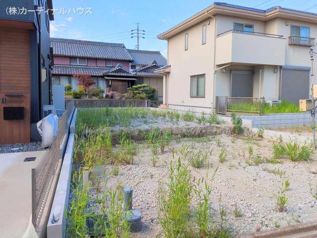 愛知県名古屋市中川区服部4丁目の新築戸建て更地・土地写真 2025年6月17日撮影