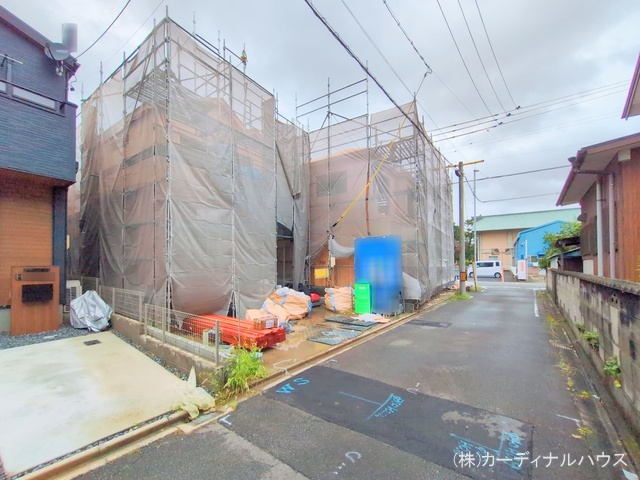 愛知県名古屋市中川区服部4丁目の新築戸建て上棟写真 2025年7月16日撮影
