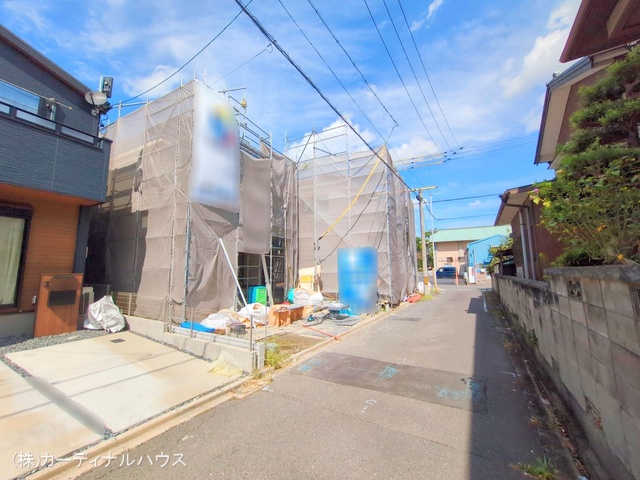 愛知県名古屋市中川区服部4丁目の新築戸建てシート写真 2025年8月6日撮影