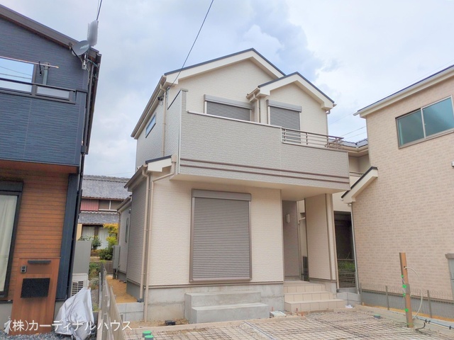愛知県名古屋市中川区服部4丁目の新築戸建て外構写真 2025年9月3日撮影