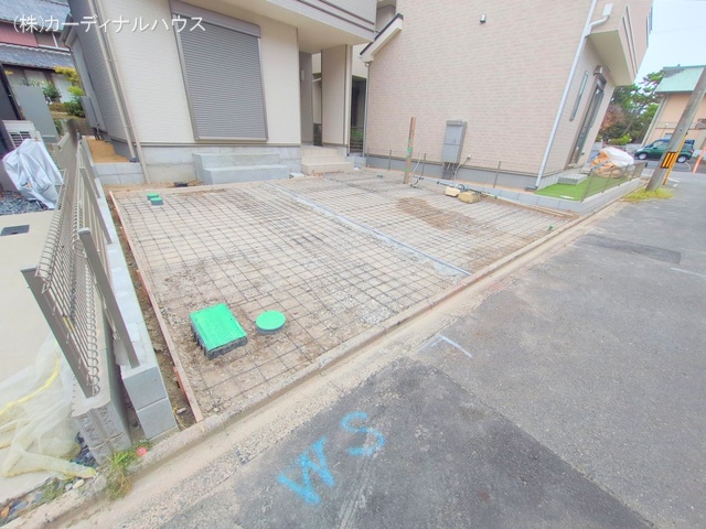 愛知県名古屋市中川区服部4丁目の新築戸建て外構写真 2025年9月3日撮影