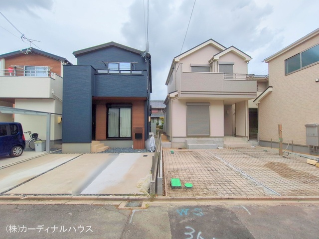 愛知県名古屋市中川区服部4丁目の新築戸建て外構写真 2025年9月3日撮影