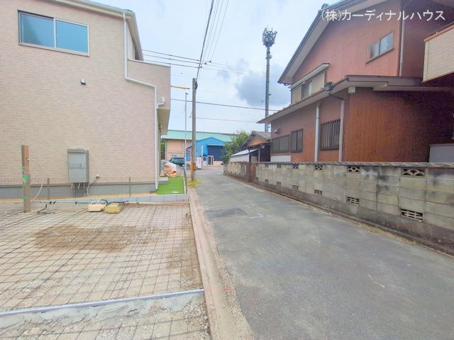 愛知県名古屋市中川区服部4丁目の新築戸建て外構写真 2025年9月3日撮影