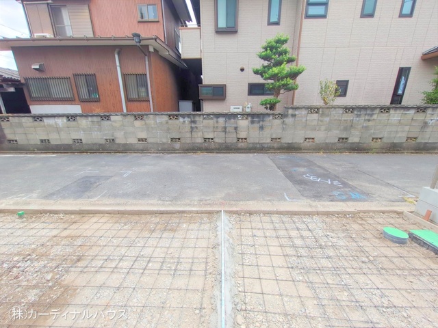 愛知県名古屋市中川区服部4丁目の新築戸建て外構写真 2025年9月3日撮影