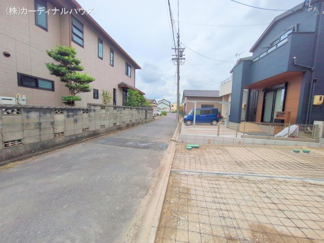 愛知県名古屋市中川区服部4丁目の新築戸建て外構写真 2025年9月3日撮影