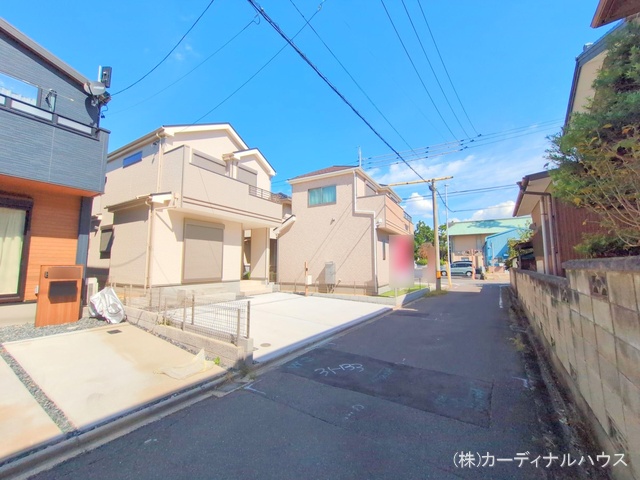 愛知県名古屋市中川区服部4丁目の新築戸建て完成写真 2025年9月29日撮影