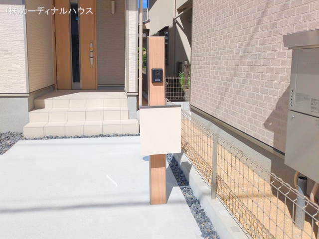 愛知県名古屋市中川区服部4丁目の新築戸建て完成写真 2025年9月29日撮影