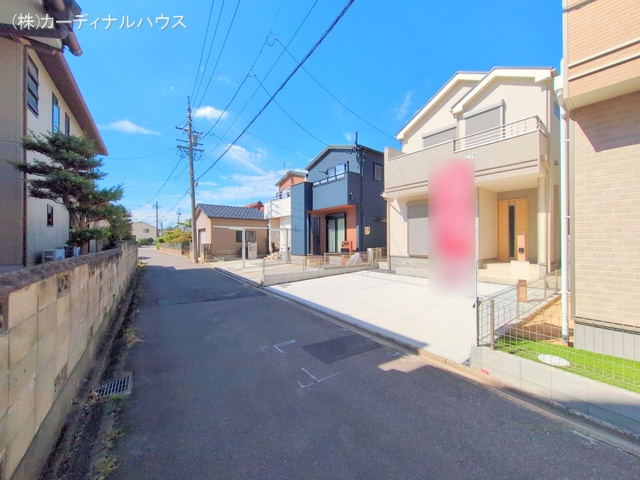 愛知県名古屋市中川区服部4丁目の新築戸建て完成写真 2025年9月29日撮影