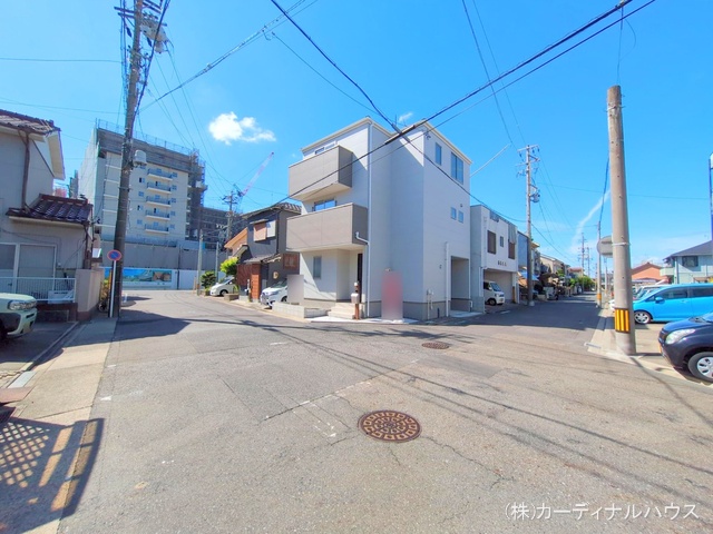 愛知県名古屋市港区津金２丁目の新築戸建て完成写真 2025年9月29日撮影