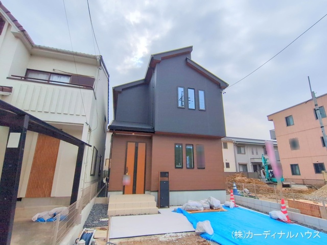 愛知県名古屋市守山区川北町の新築戸建て外構写真 2025年11月12日撮影