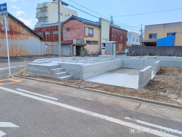 愛知県名古屋市中川区露橋2丁目の新築戸建て基礎写真 2025年4月28日撮影