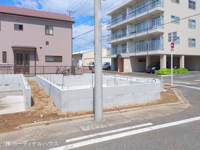 愛知県名古屋市中川区露橋2丁目の新築戸建て基礎写真 2025年4月28日撮影