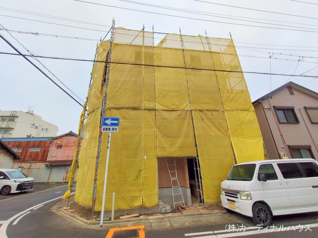 愛知県名古屋市中川区露橋2丁目の新築戸建て上棟写真 2025年5月26日撮影